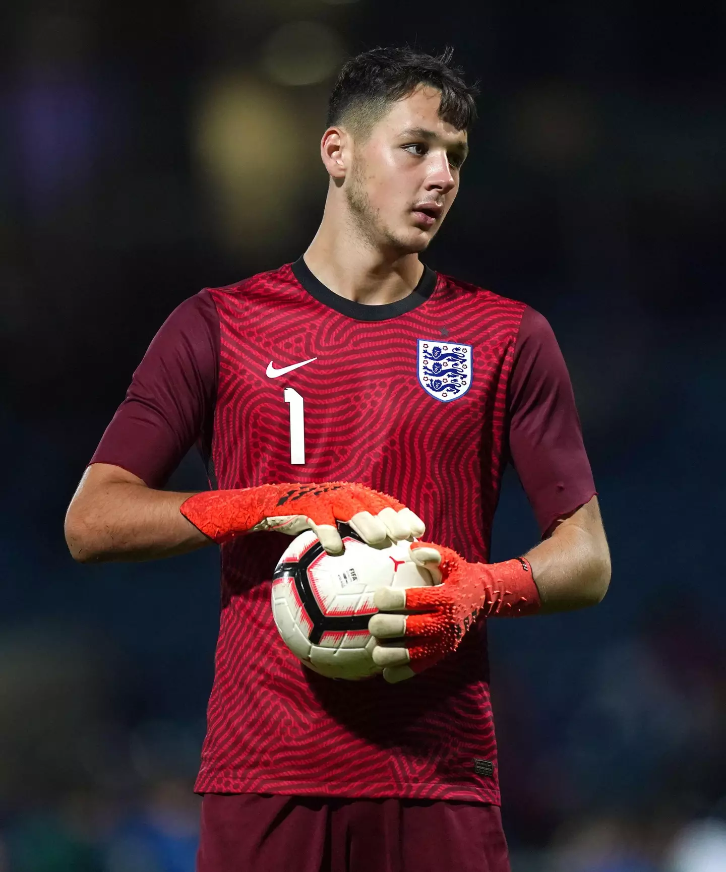 James Trafford in action for England. PA Images / Alamy