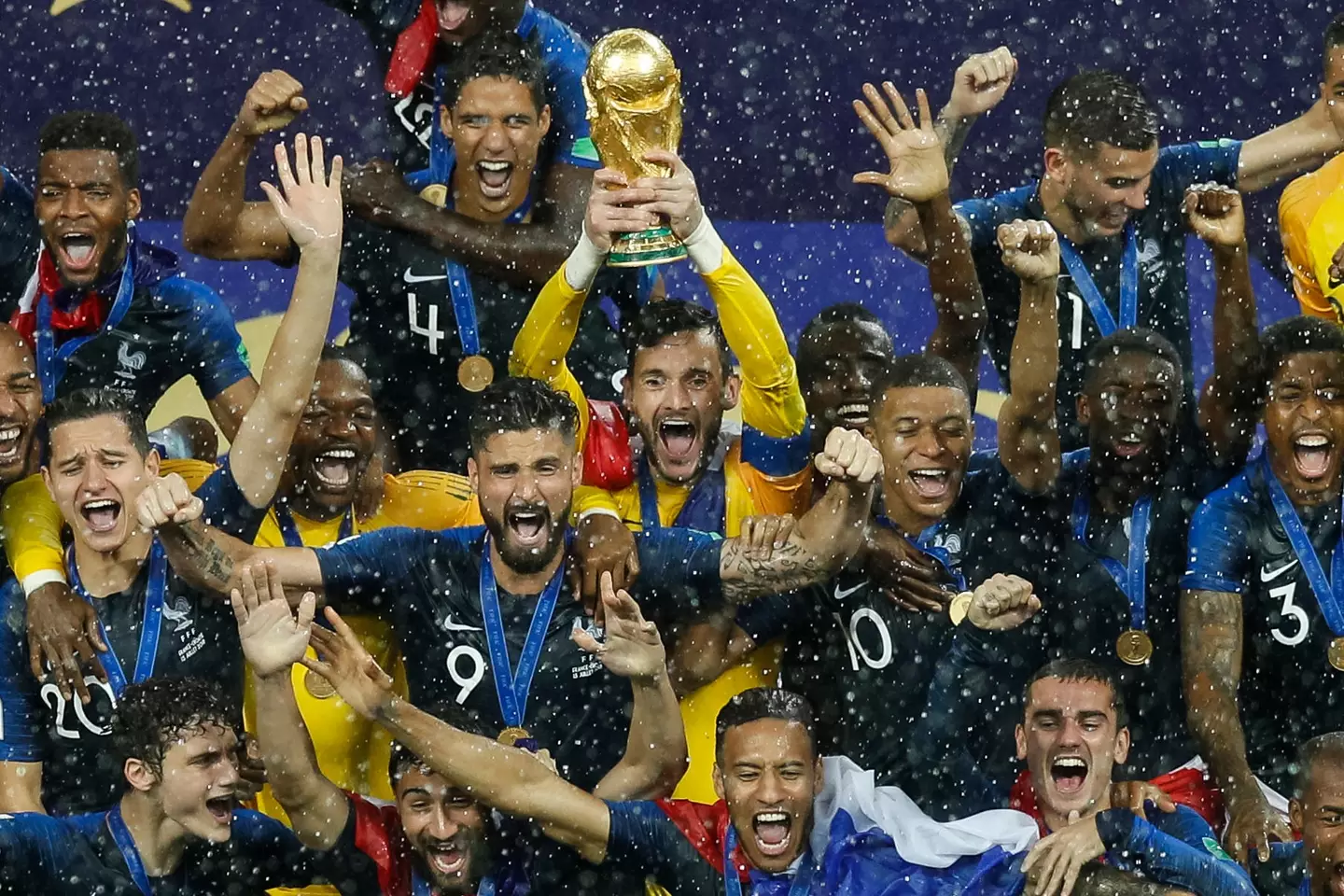 France are looking to retain their title won in Russia four years ago. Image: Alamy
