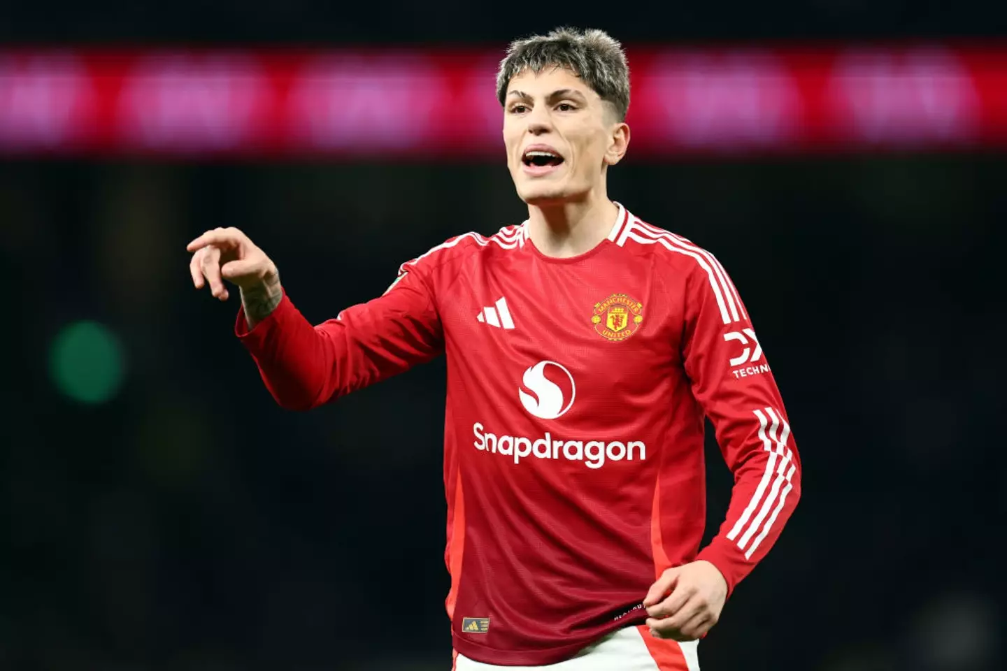 Alejandro Garnacho played on Thursday evening (Credit:Getty)