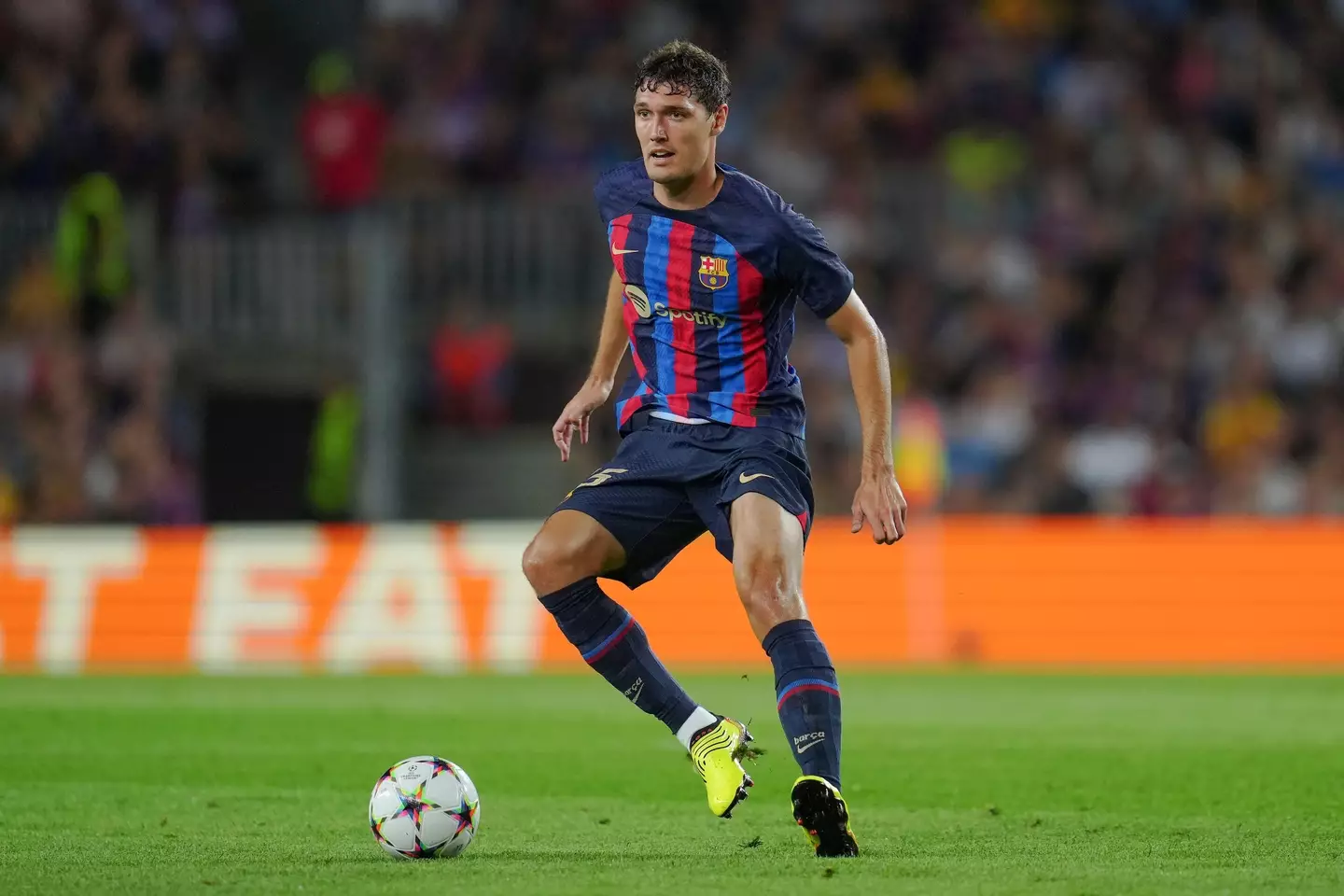 The signing of Andreas Christensen is one reason why Pique has been pushed further down the pecking order. Image: Alamy