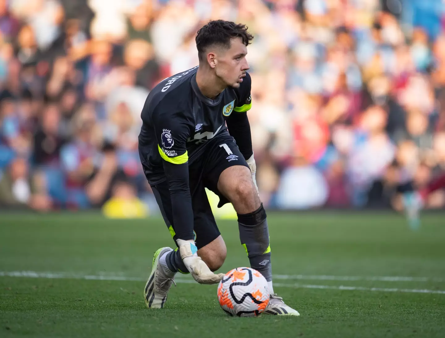 James Trafford in action for Burnley. Image: Getty 