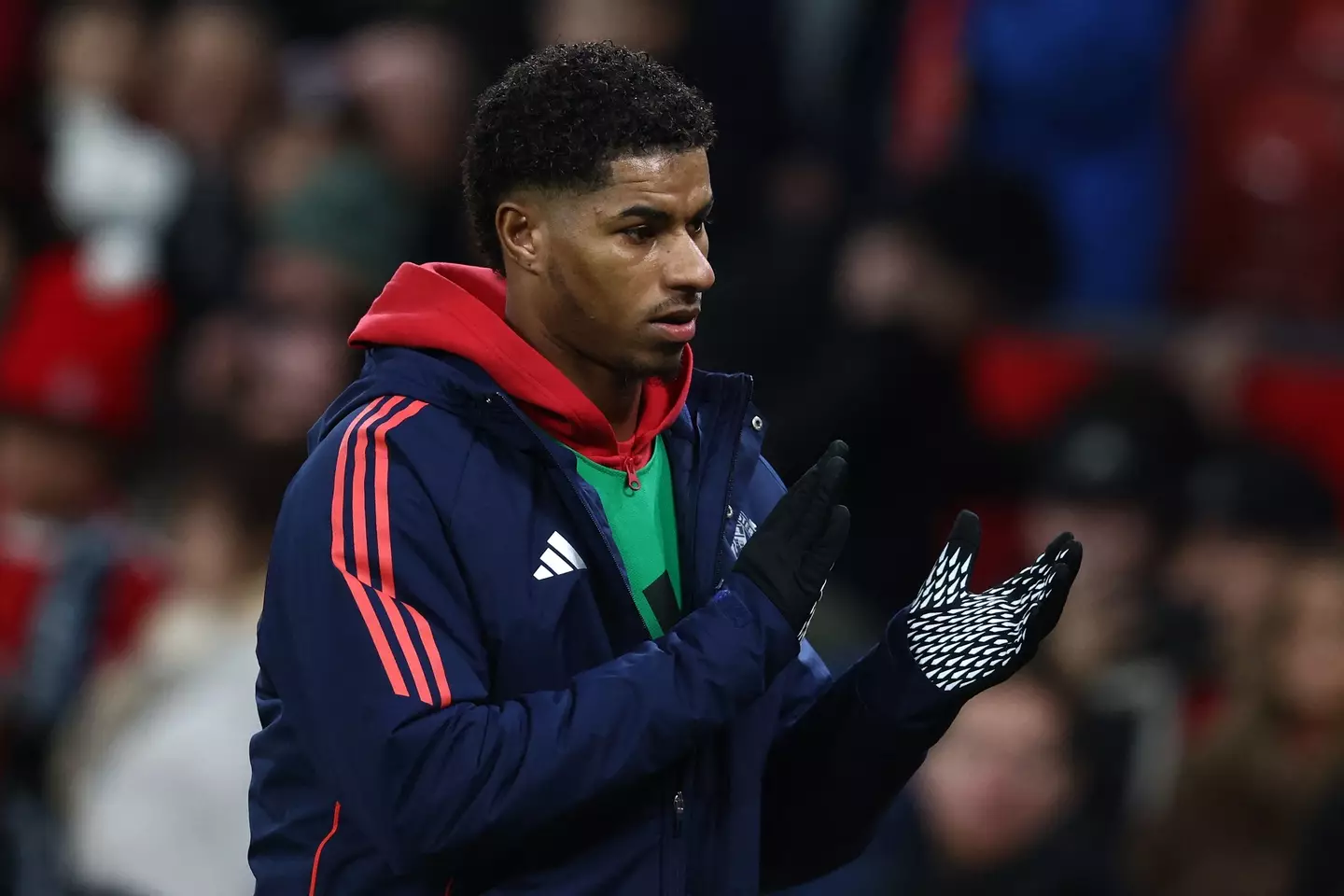 Marcus Rashford 'wants' to join AC Milan, according to a report in Italy. Image: Getty