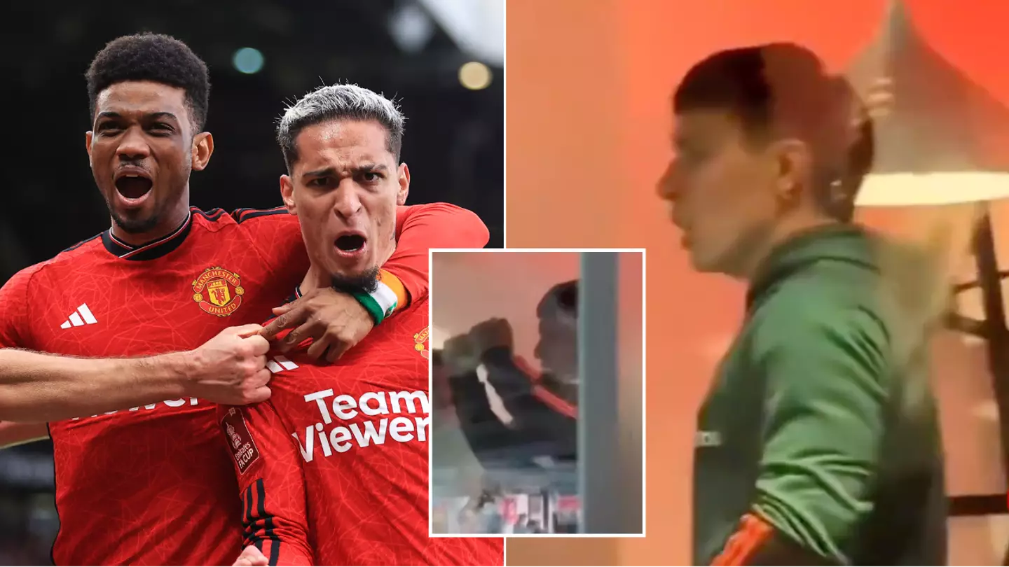 Lisandro Martinez's incredible reaction to Amad Diallo's winner against Liverpool emerges