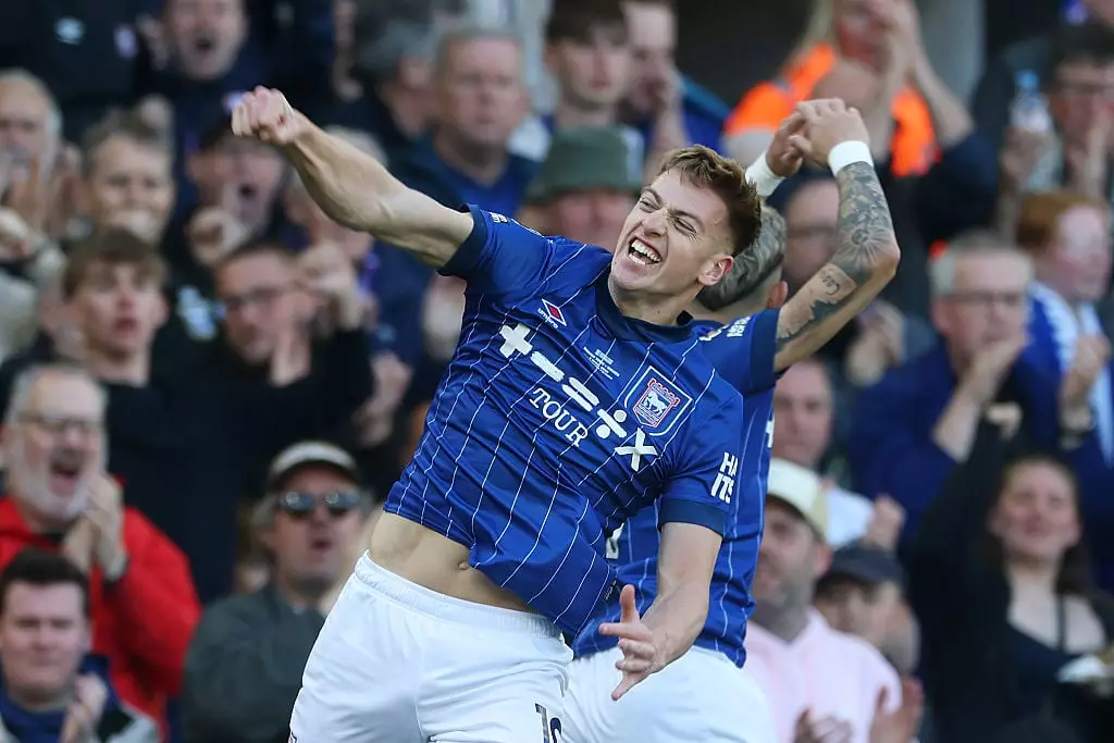 Liam Delap has scored 12 Premier League goals this season. (Image: Getty)