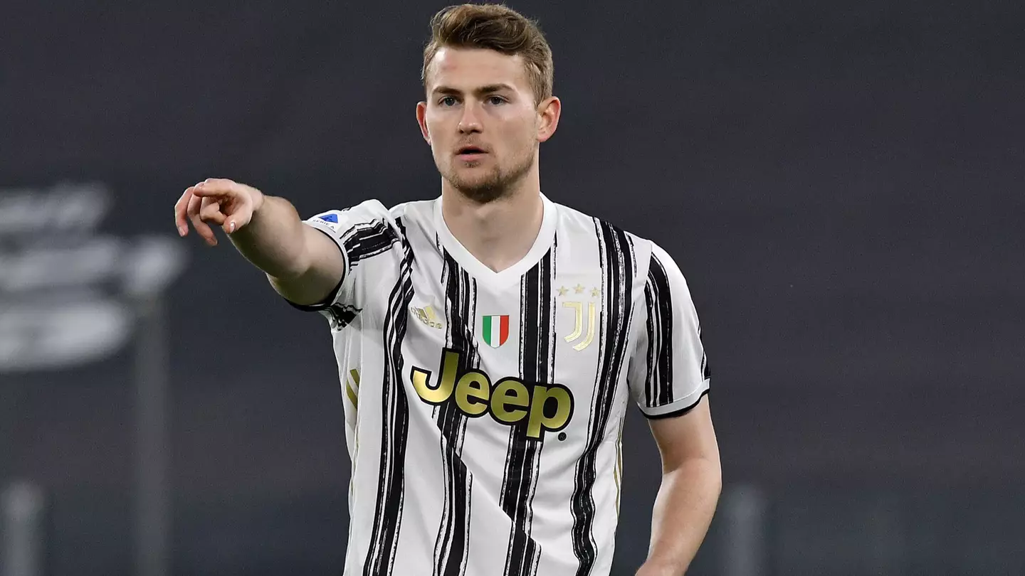 Matthijs de Ligt of Juventus FC reacts during a Serie A football match. (Alamy)