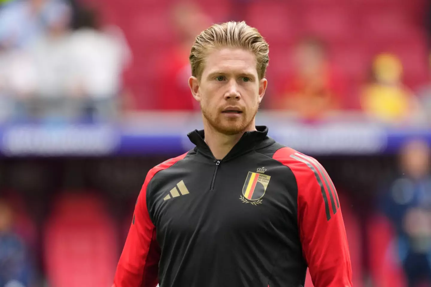 Kevin De Bruyne playing for Belgium at Euro 2024 -