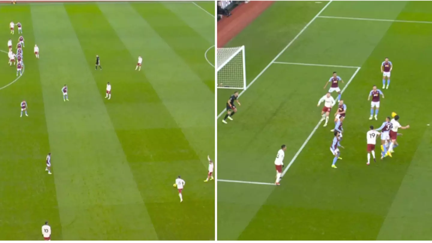 Fans convinced Man Utd's first goal vs Aston Villa shouldn't have been allowed as 'unseen' moment emerges