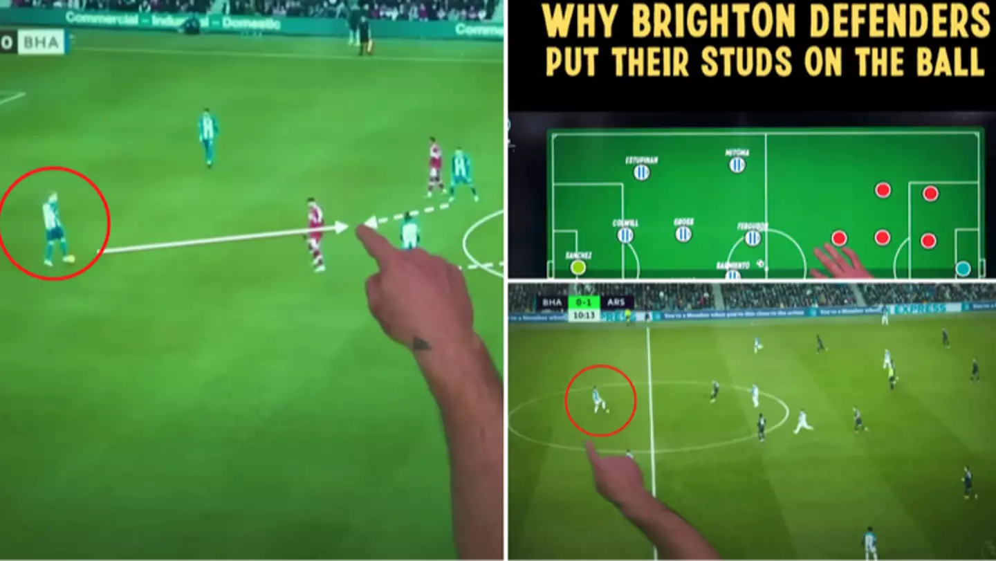 Fascinating reason behind why Brighton players stand still with their studs on the ball, it’s absolutely genius
