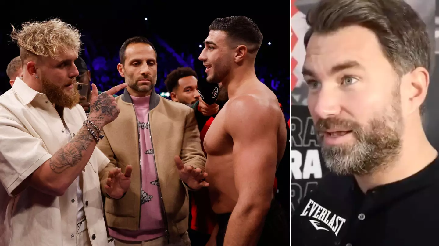 Eddie Hearn makes 'total u-turn' on who he thinks will win Jake Paul vs Tommy Fury fight
