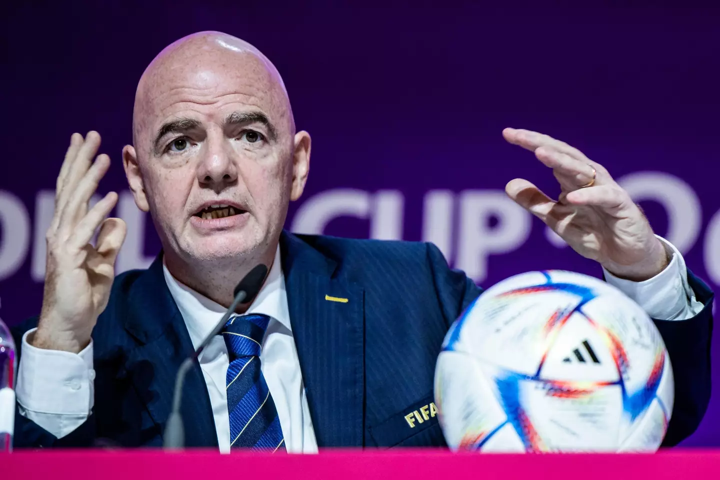 FIFA president Gianni Infantino hasn’t ruled out the possibility of North Korea hosting a World Cup in the future.