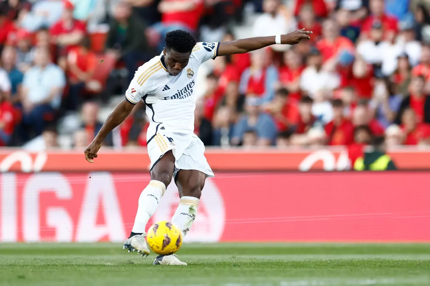Tchouameni scored the game's only goal against Mallorca at the weekend (Getty)