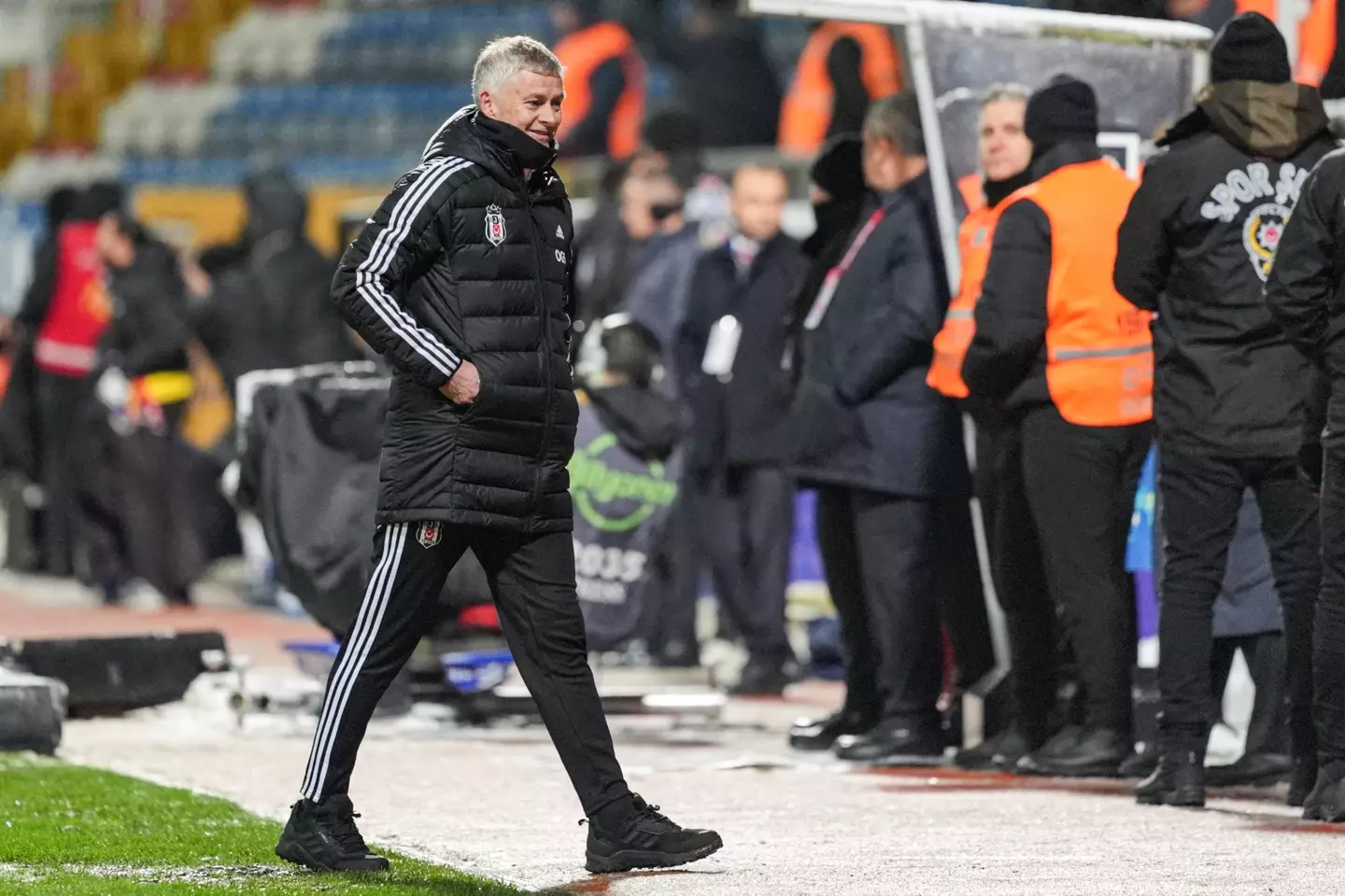 Ole Gunnar Solskjaer has been a huge hit at Besiktas. Image: Getty