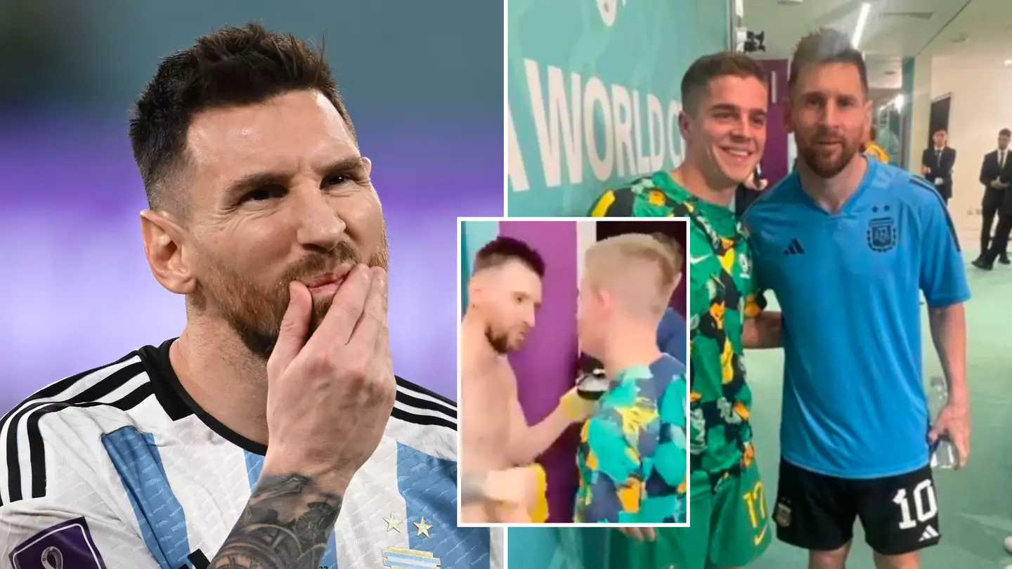Australia player with zero World Cup minutes 'doesn't know' where the shirt from Lionel Messi's 1000th game is