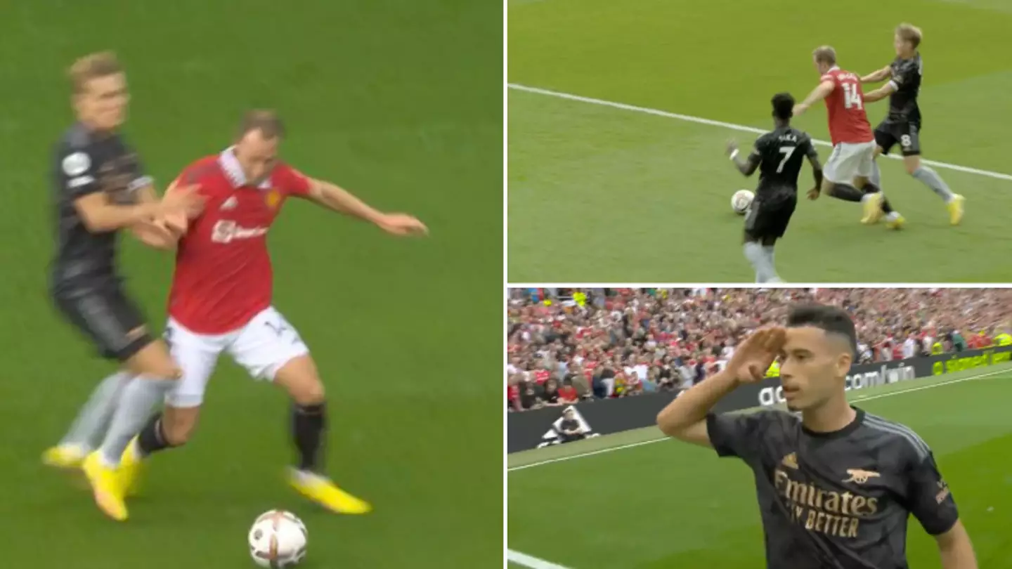 VAR controversy as Gabriel Martinelli has goal ruled out for Arsenal against Manchester United