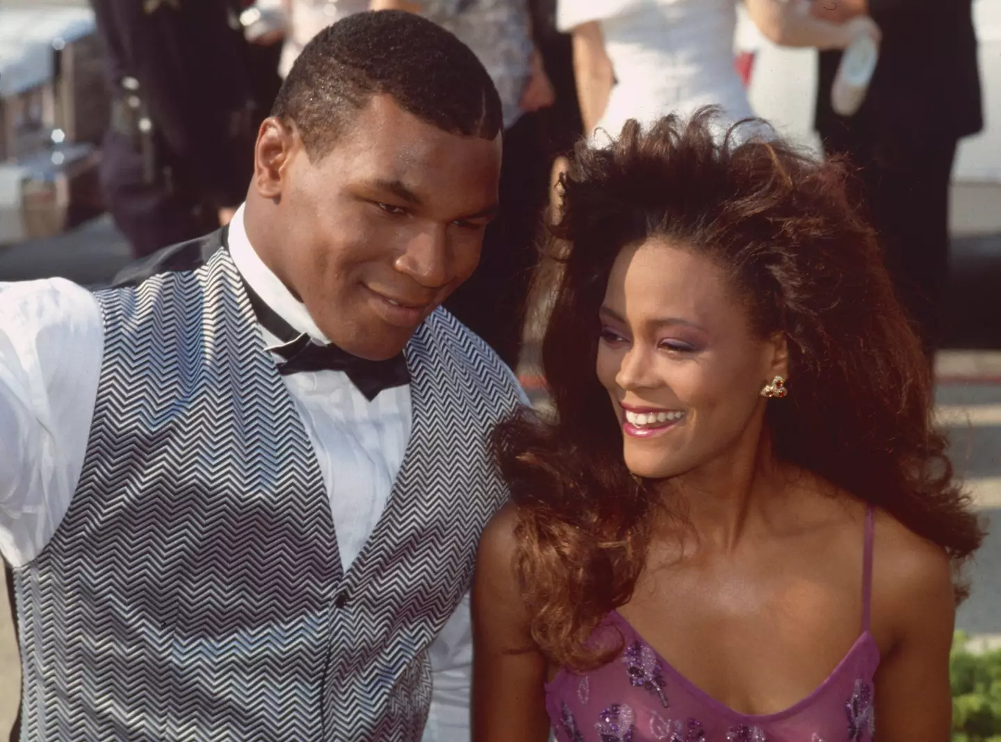 Mike Tyson and Robin Givens.