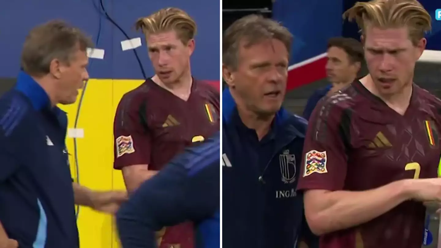 Fans work out furious five-word message Kevin De Bruyne said to Belgium technical director after France defeat