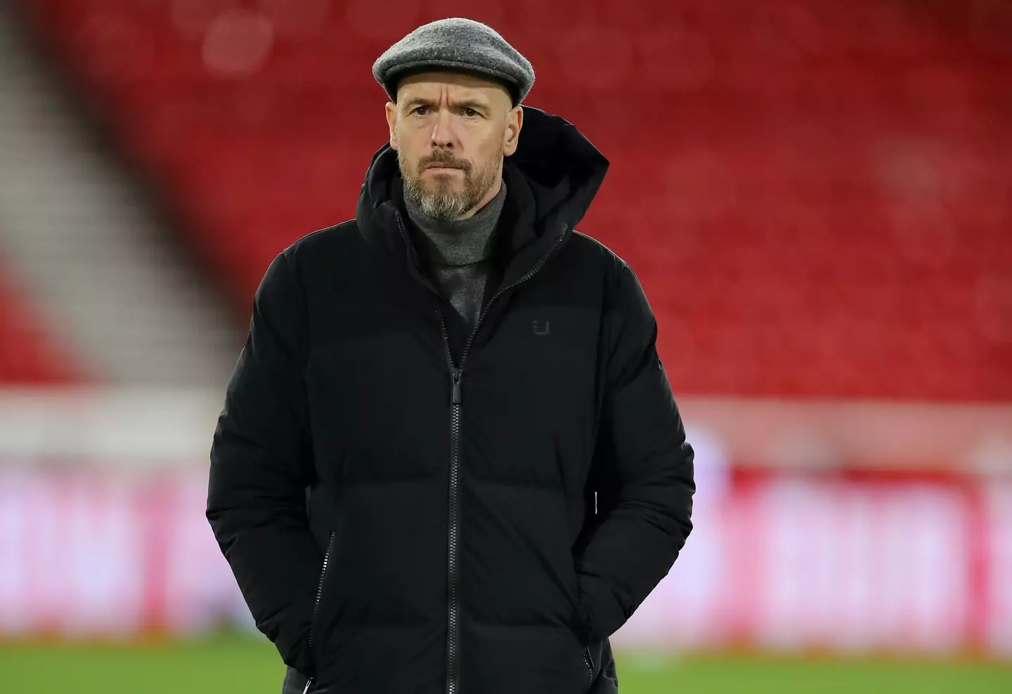 Ten Hag has said he is 'happy' with his current squad. (Image