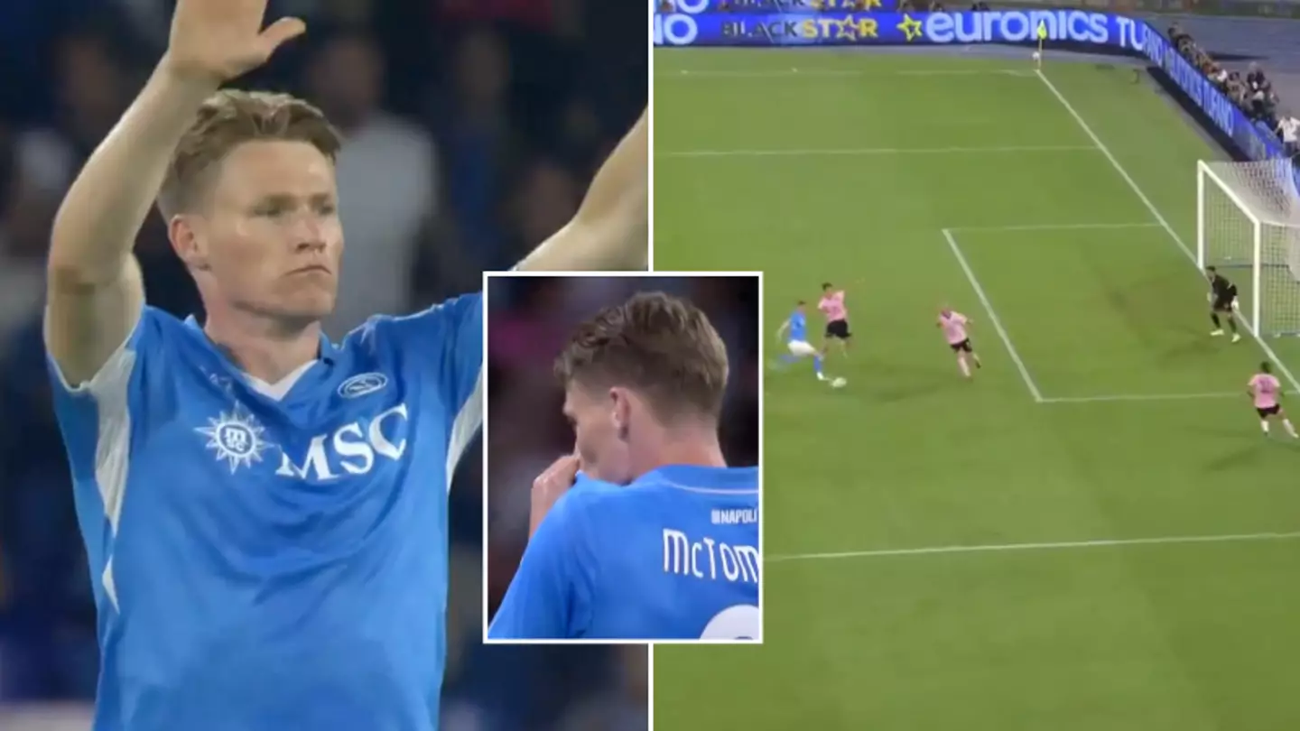 Fans notice what Scott McTominay did after he scored his first goal for Napoli and it's a huge statement