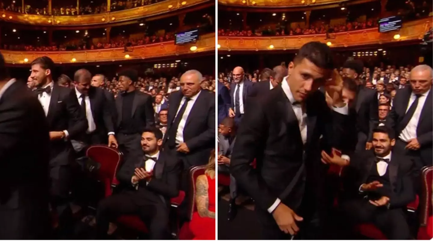 Fans all spot the same thing after Man City win men's Club of the Year award at Ballon d'Or ceremony