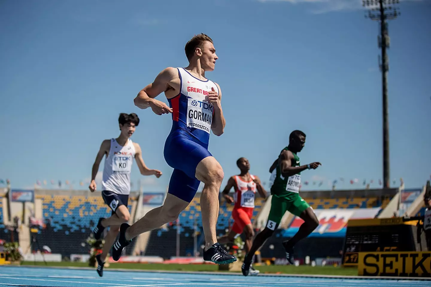 Ryan Gorman competes in the 2016 IAAF World U20 Championships in Bydgoszcz, Poland (Image: Getty)