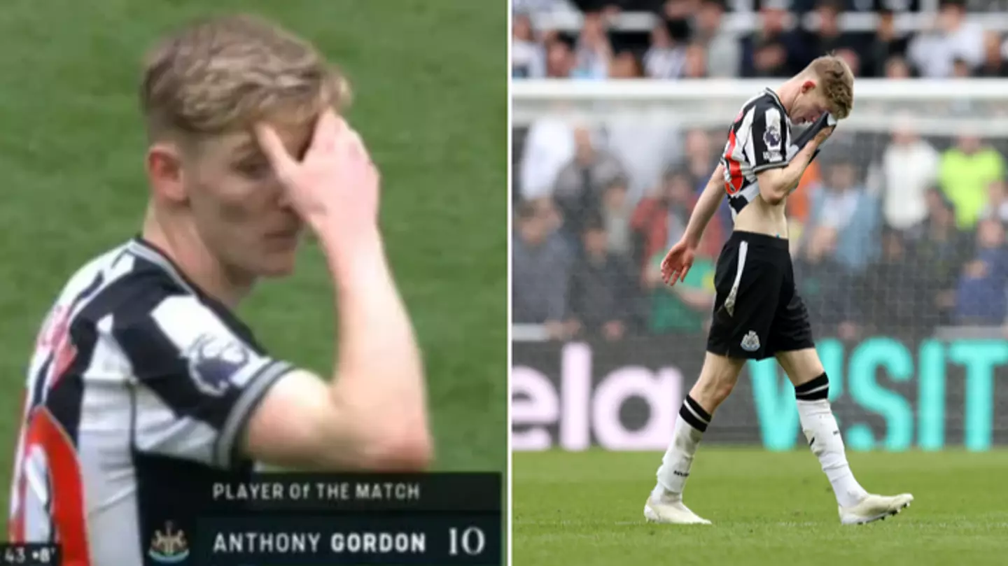Anthony Gordon hits out at "ridiculous" decision that means he'll miss Newcastle vs Everton on Tuesday