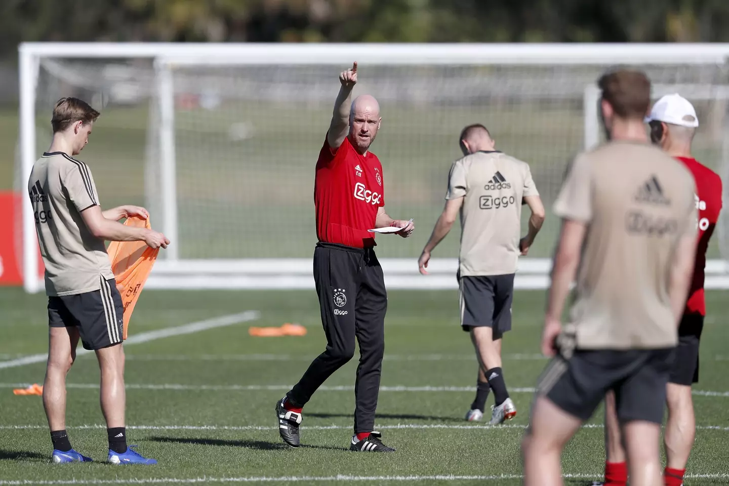 Ten Hag might be quacking a lot in training. Image: PA Images
