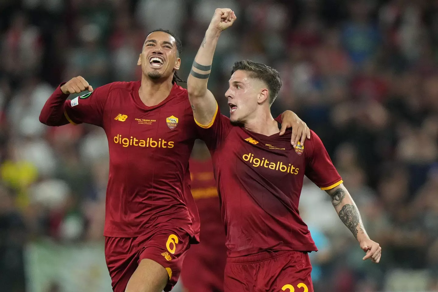 Zaniolo scored the winner as Roma beat Feyenoord 1-0 in the Europa Conference League final (Image: PA)