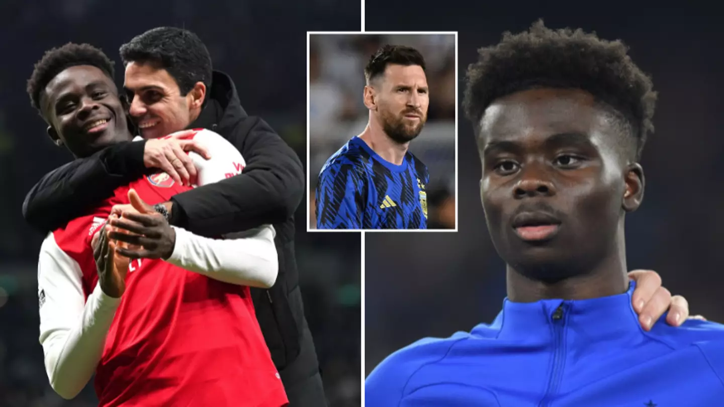 Bukayo Saka is the 'best player in the world right now besides Lionel Messi'
