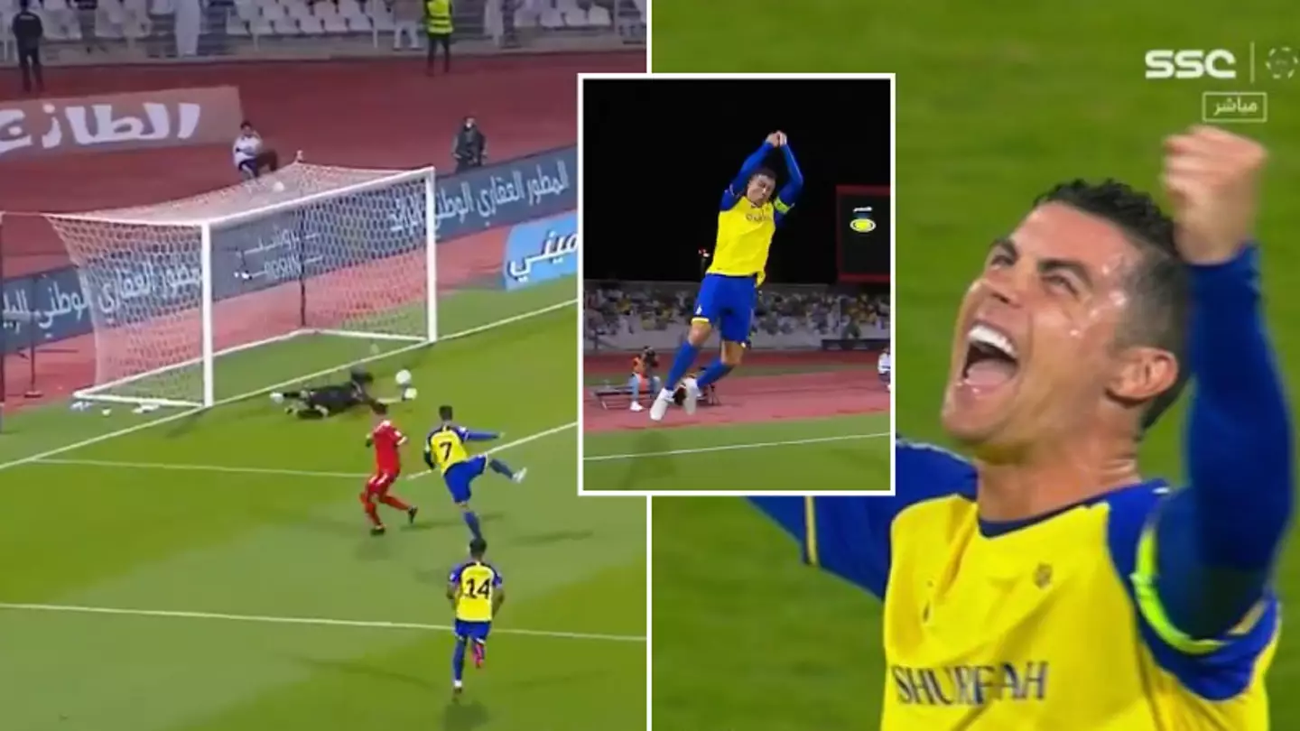 Cristiano Ronaldo scores the 500th league goal of his career, it meant so much