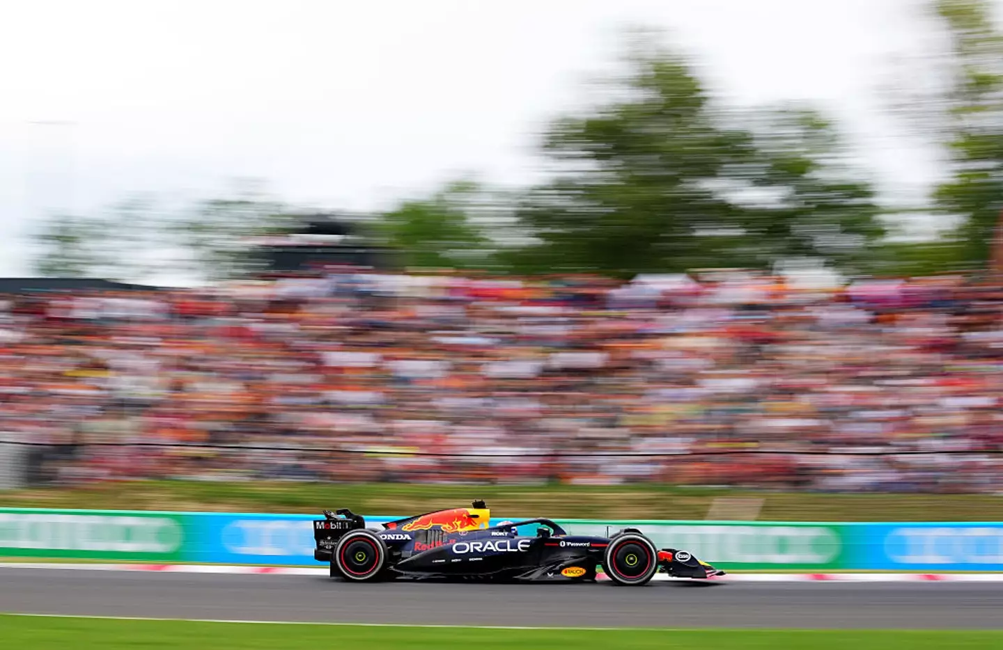 Max Verstappen finished the Hungarian Grand Prix in ninth. (Image: Getty)