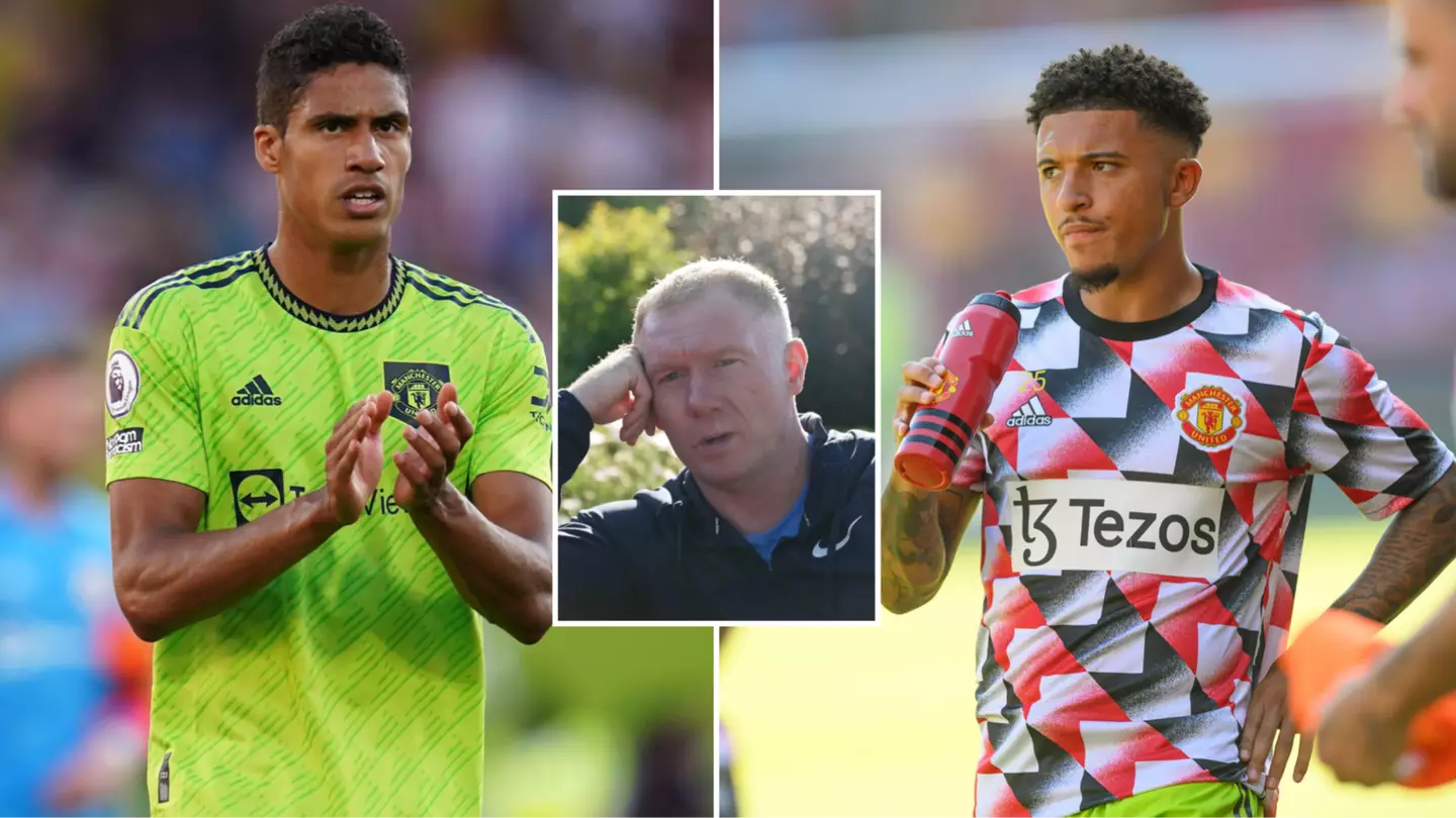 Paul Scholes slams Manchester United for buying Jadon Sancho and Raphael Varane