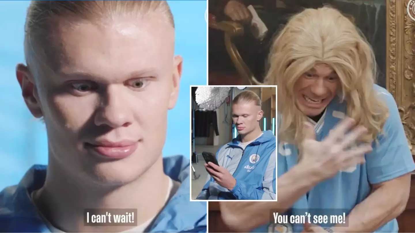 Man City announce US tour with bizarre Erling Haaland and John Cena video that has divided fans