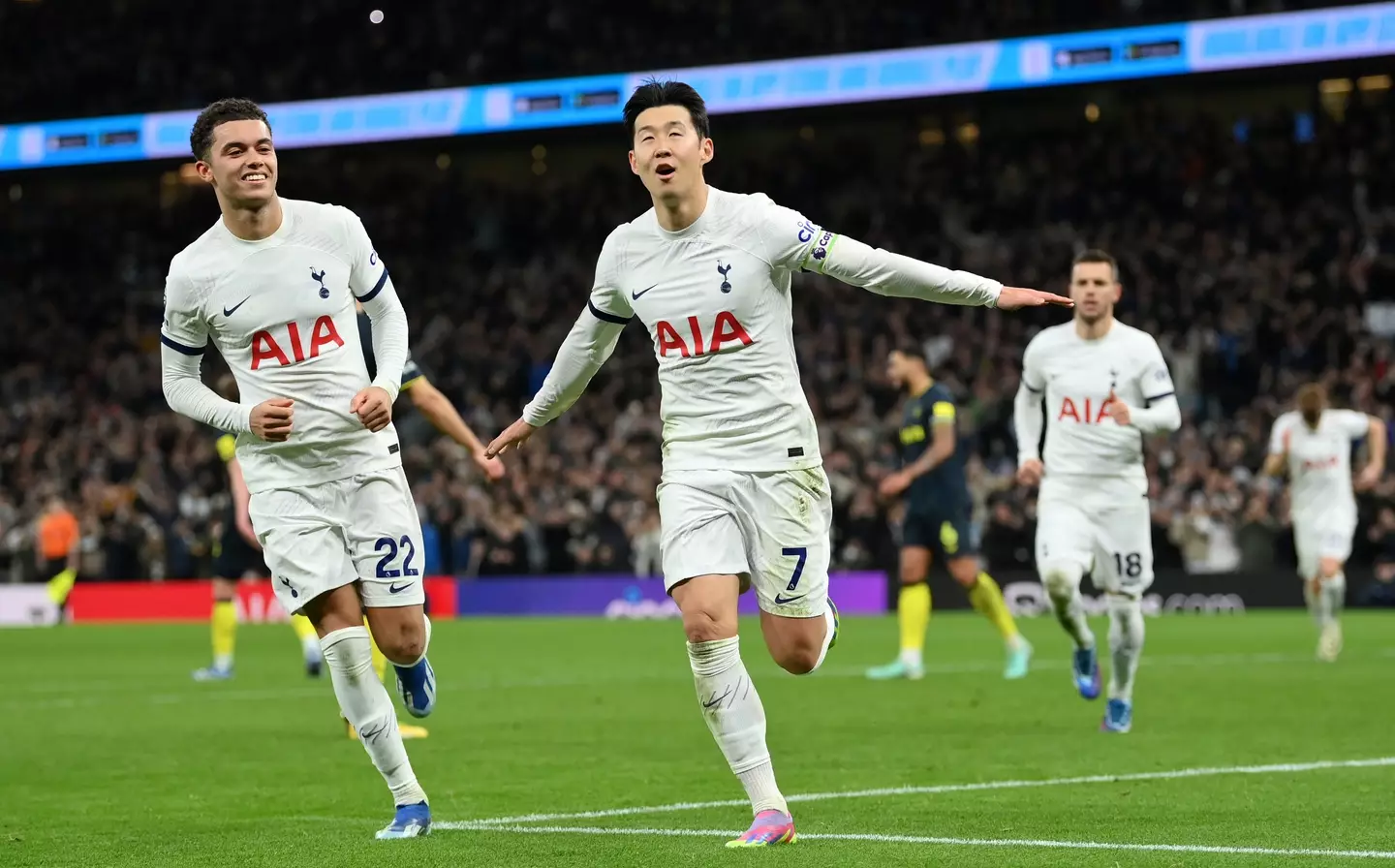 Son Heung-min celebration