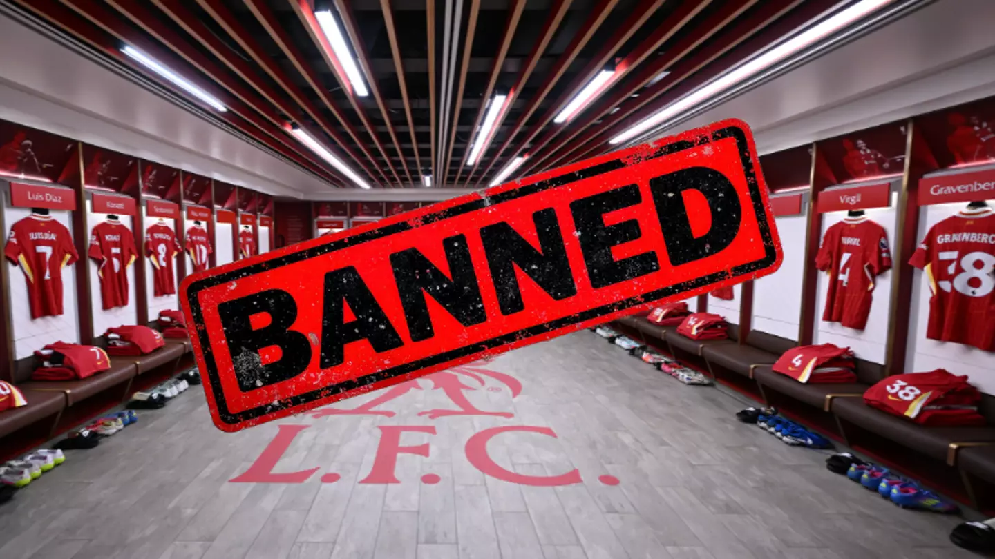 Liverpool player set to be 'banned' from first-team dressing room this season due to 'unbelievable' reason