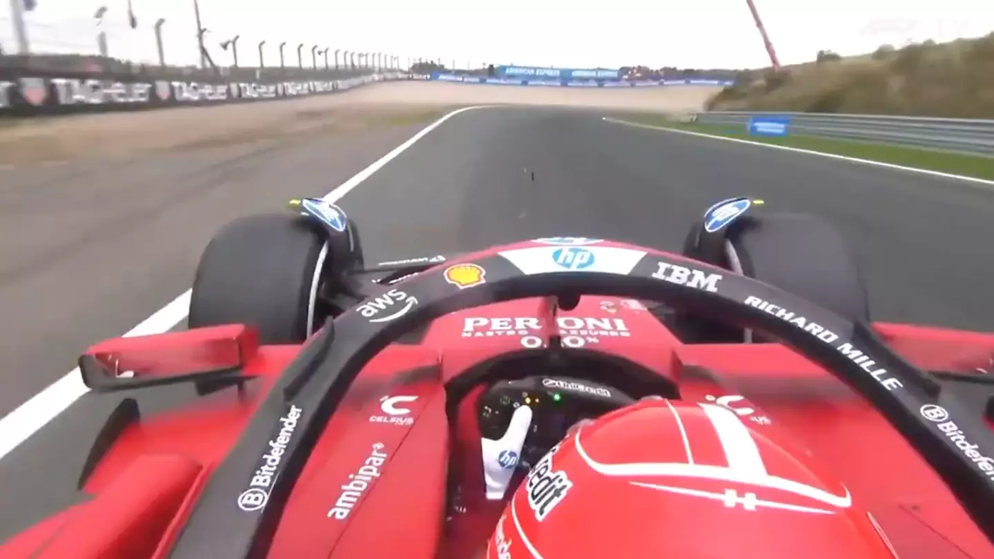 Charles Leclerc's furious radio message emerges after Lewis Hamilton crash at Dutch GP