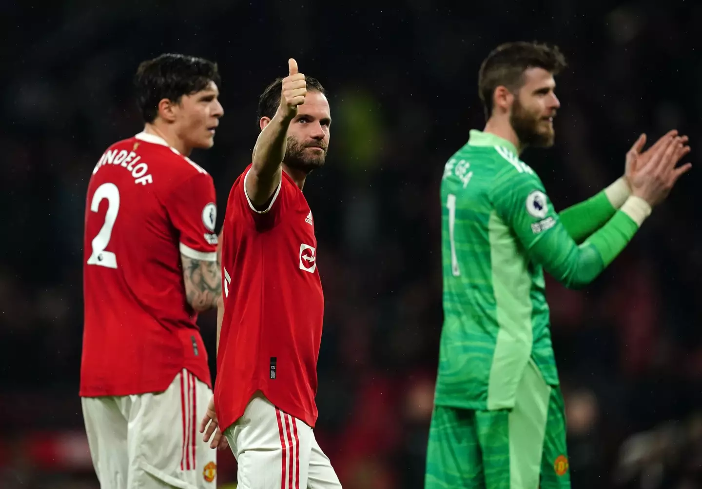 Mata has started the previous two games. Image: PA Images