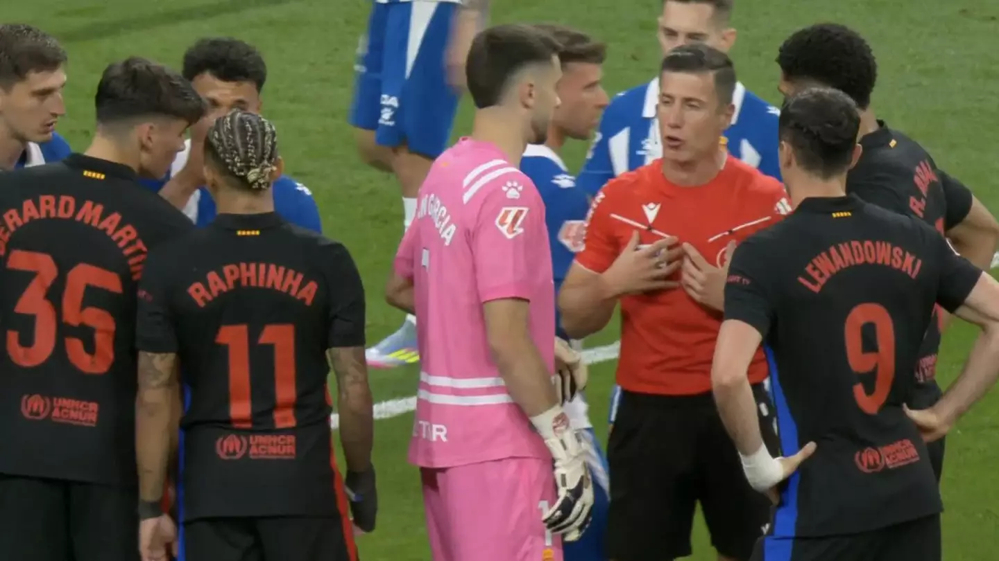 Espanyol fan reveals exact reason 'why Barcelona match was stopped' and claims he'll be 'fined' for it