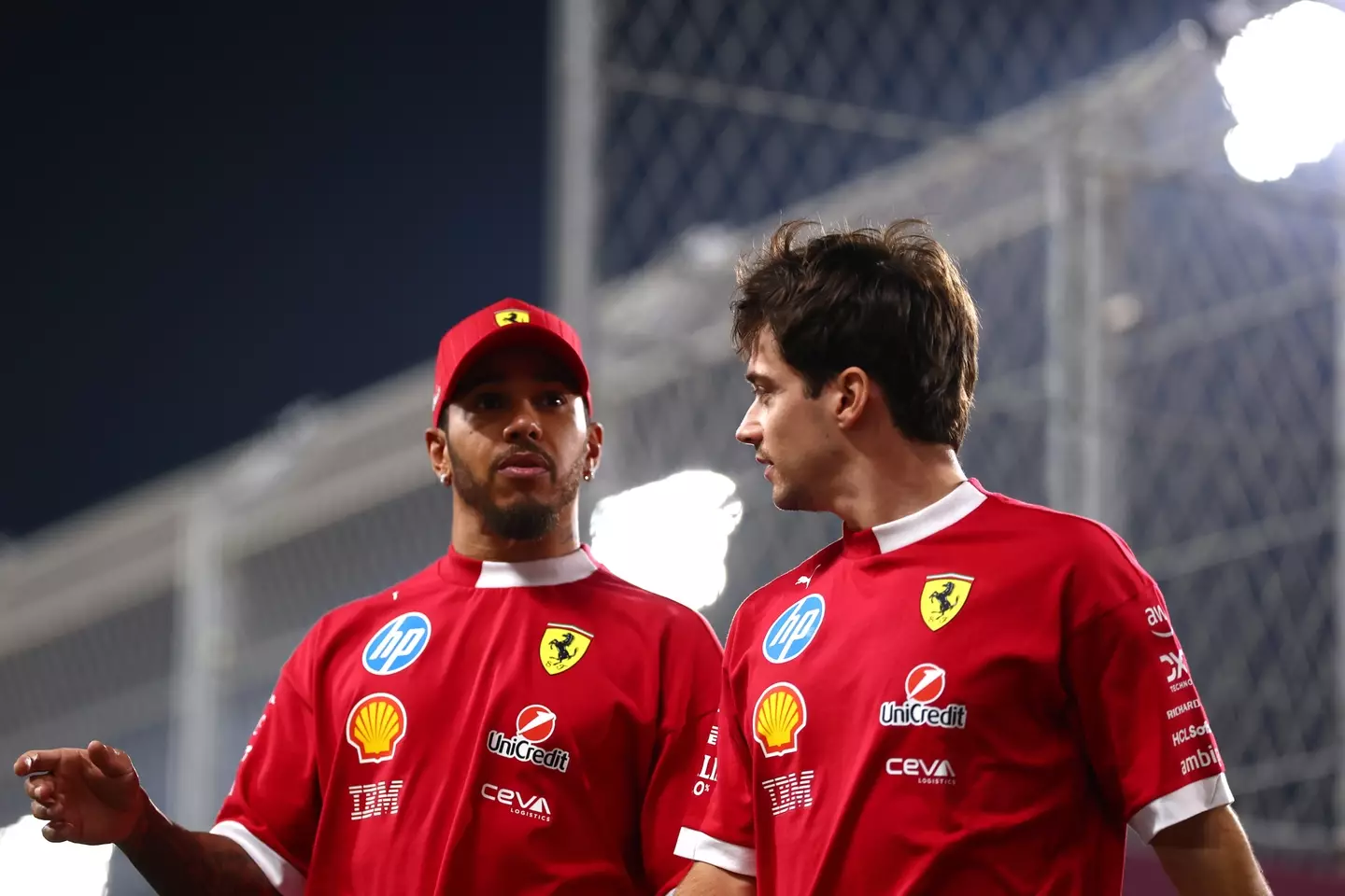 Lewis Hamilton and Charles Leclerc (Image: Getty)