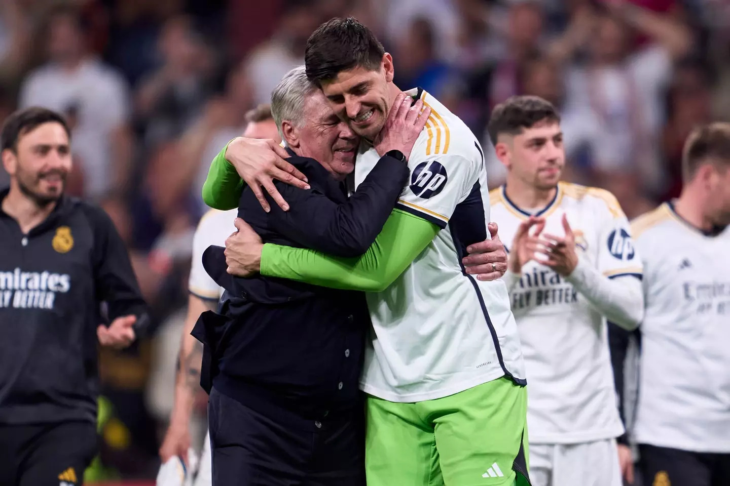 Carlo Ancelotti could play Thibaut Courtois in the Champions League final for Real Madrid. (