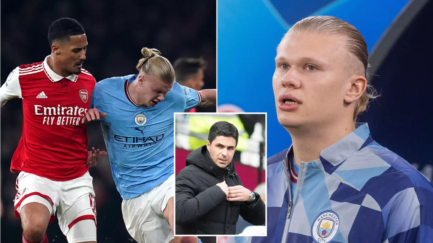 William Saliba stat will have Erling Haaland licking his lips ahead of Man City vs Arsenal