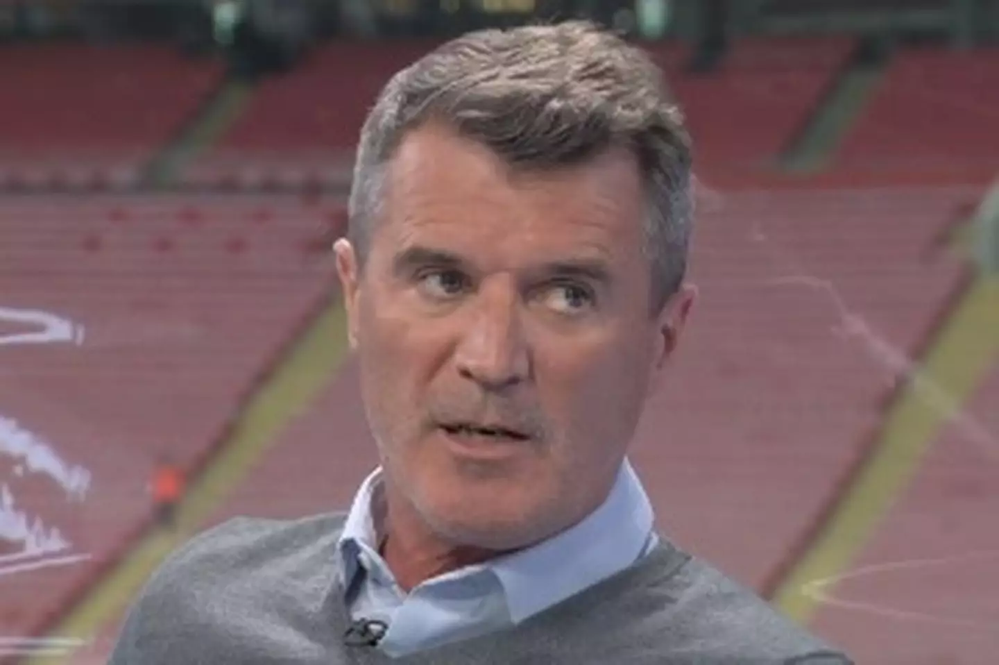 Keane obviously wasn't that impressed with Liverpool. Image: Sky Sports