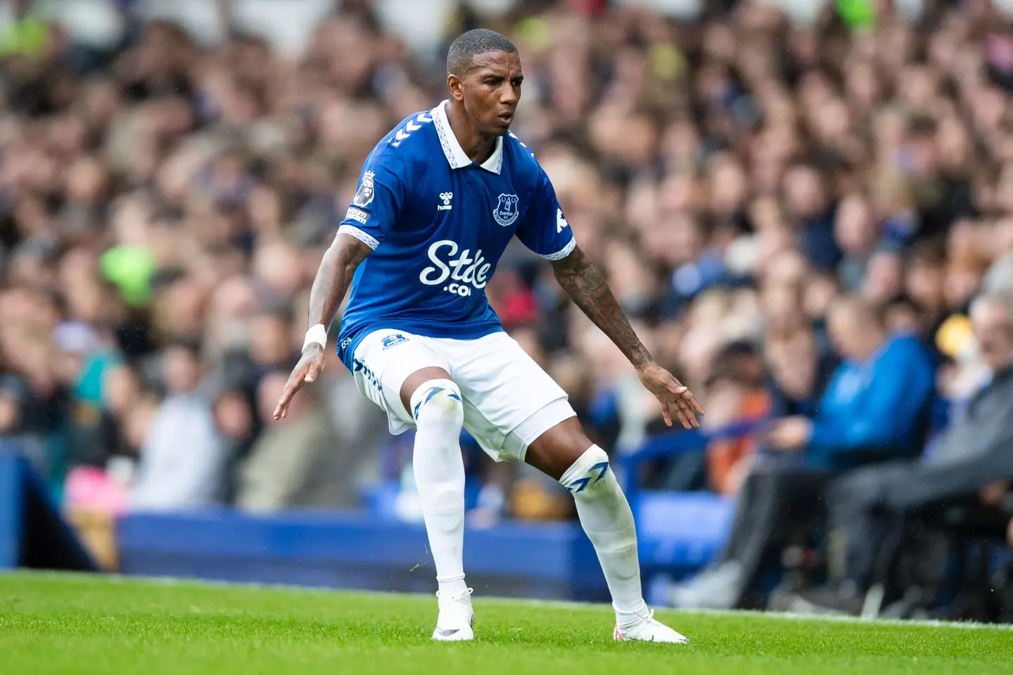 Everton's kit features a very prominent collar (Getty)