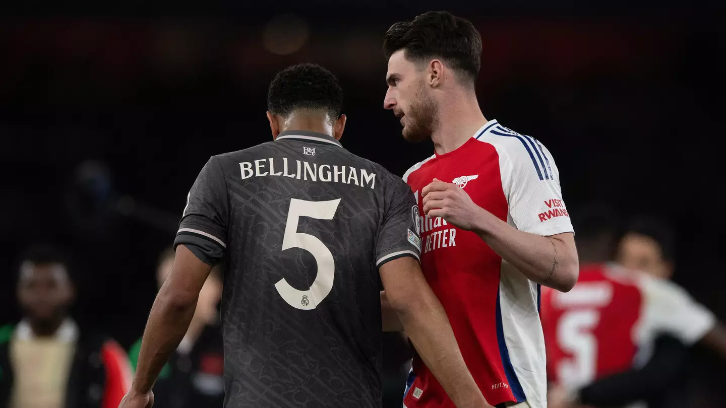 Declan Rice snubbed Zinedine Zidane when naming his favourite Real Madrid player of all time