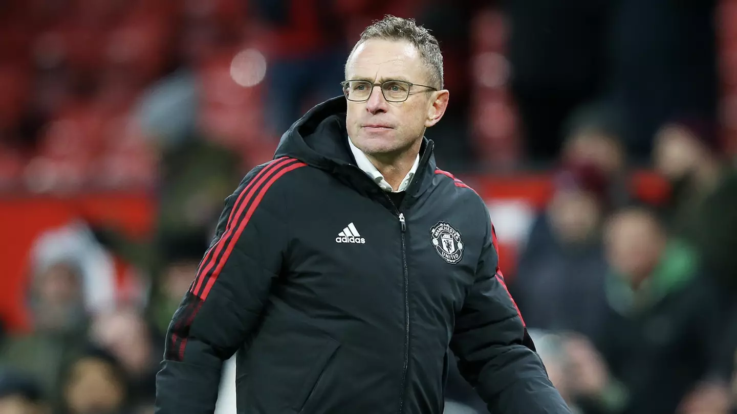 Former Man Utd manager Ralf Rangnick pictured. Image credit: Getty
