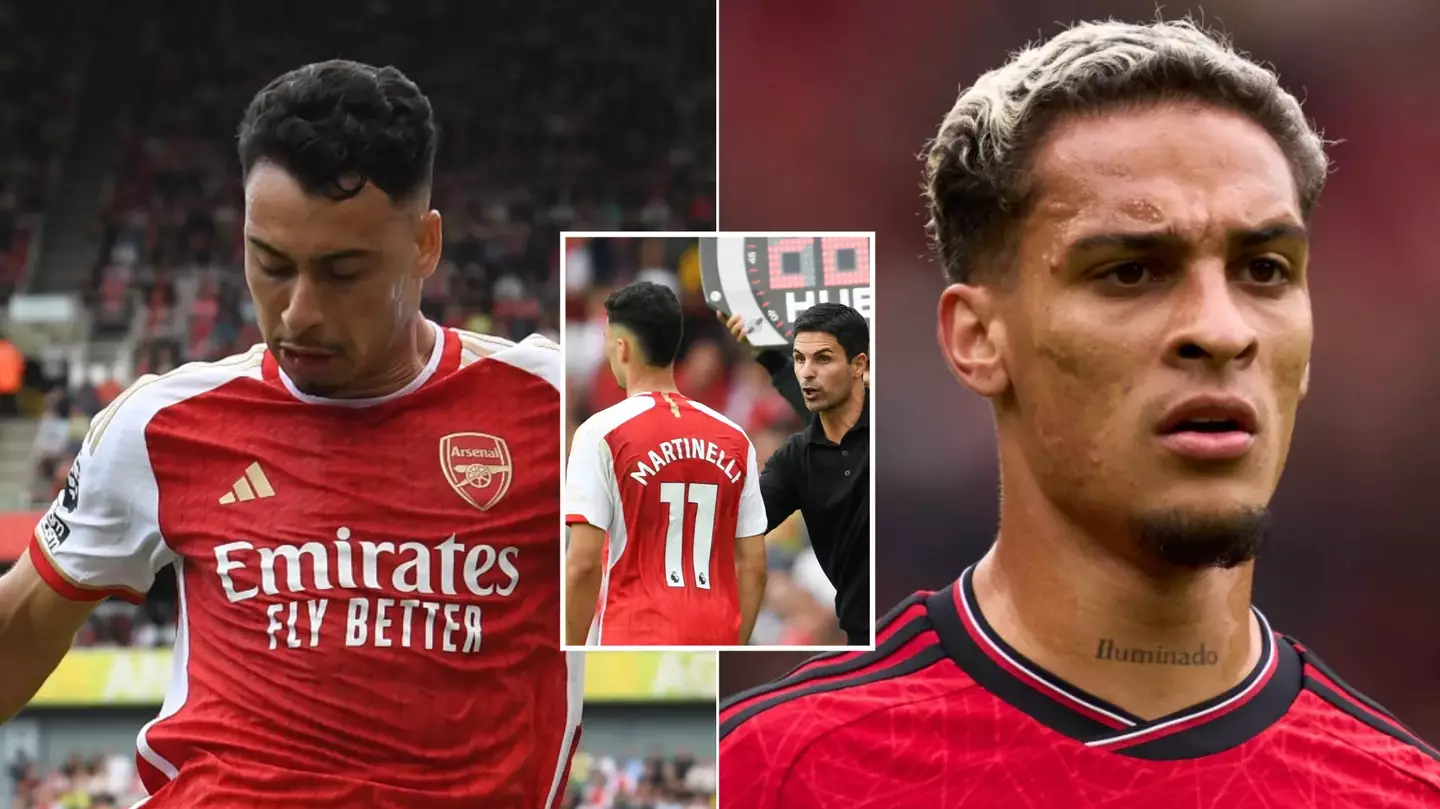 Fans are all saying the same thing about Antony after Gabriel Martinelli's masterclass