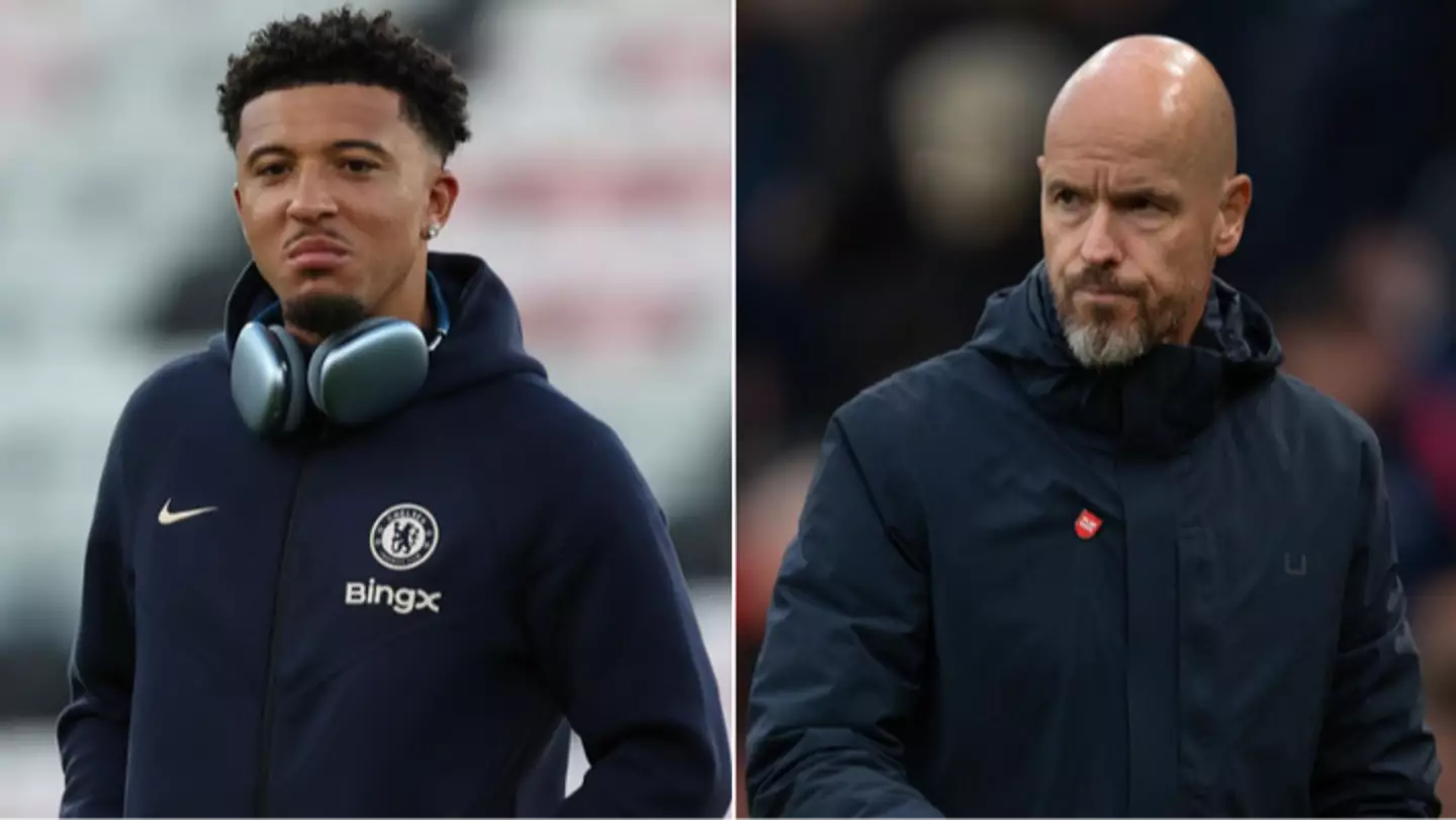 Fans convinced Jadon Sancho aimed brutal dig at Erik ten Hag after Man Utd defeat