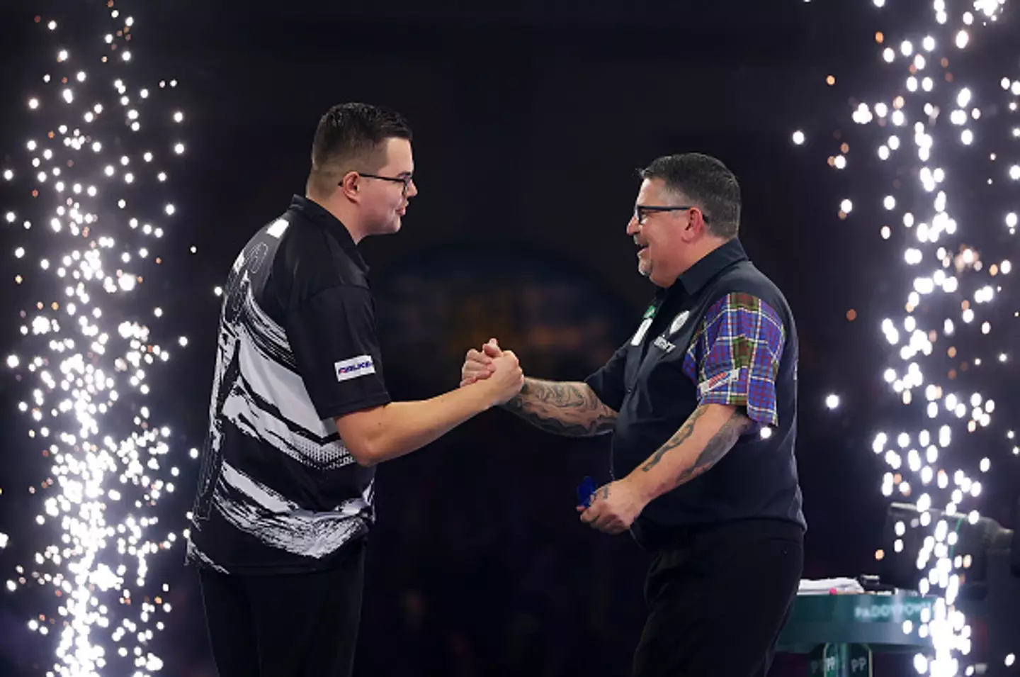 Anderson lost to Gian van Veen in the semi-finals of the 2026 World Darts Championship (Image: Getty)
