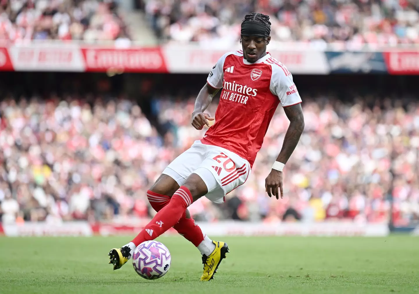 Noni Madueke impressed as Arsenal beat Nottingham Forest. Image: Getty