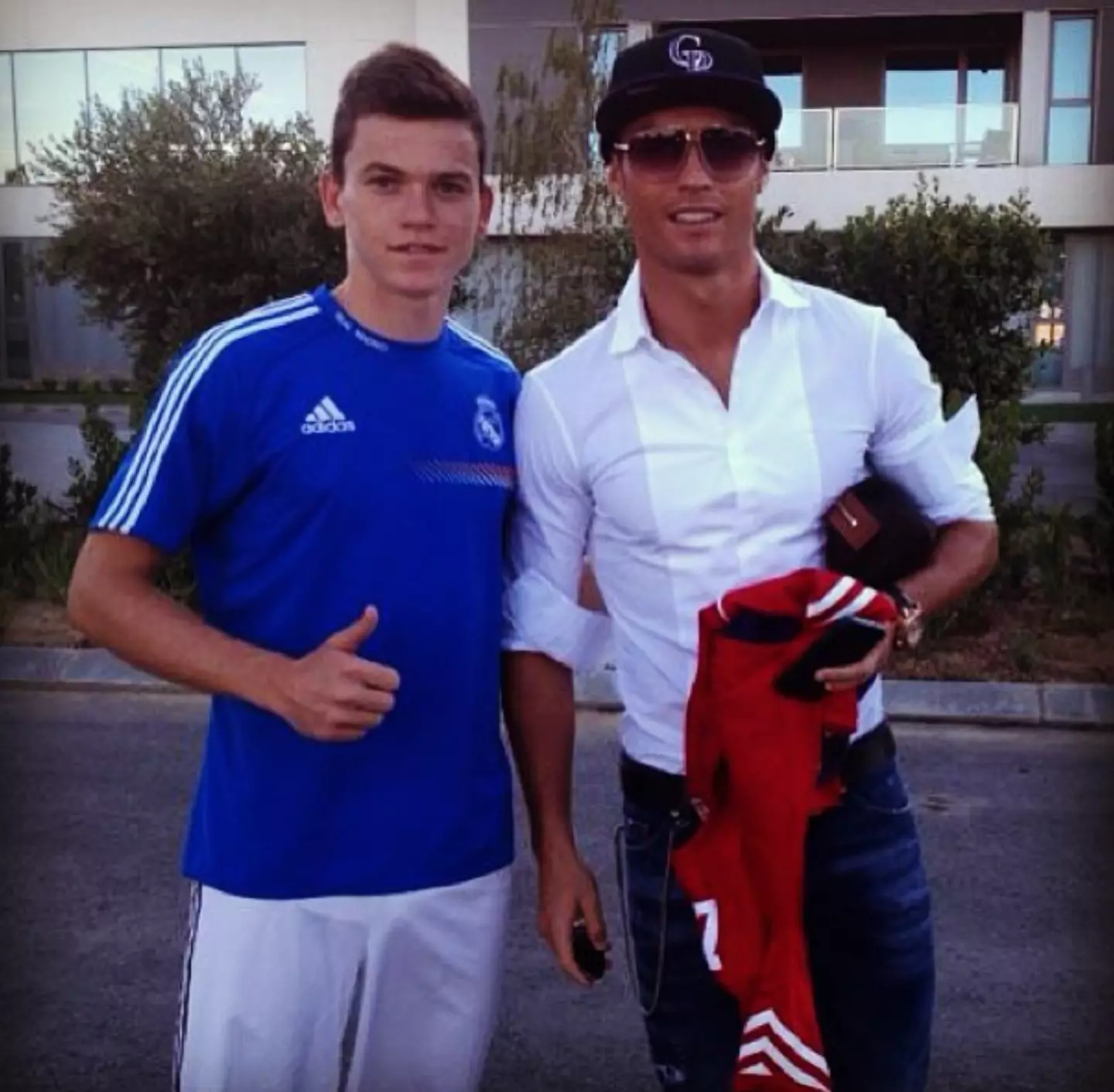 Harper spent plenty of time in Ronaldo's company during his time in Madrid. Image credit: Instagram/jackharper77