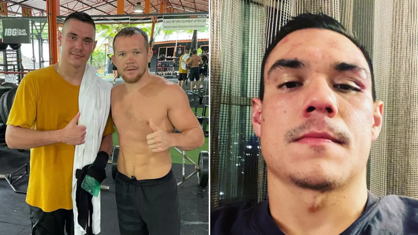 Tim Tszyu doing 'primitive Russian training' in Thailand with 'killers' like Petr Yan